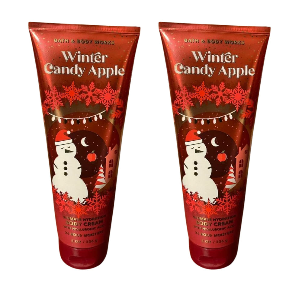Bath and Body Works Winter Candy Apple 2-pack bottle highlights festive packaging for pampering routines