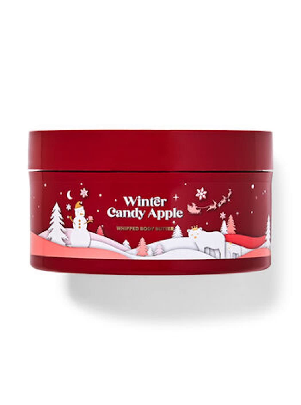Bath and Body Works Winter Candy Apple Butter application demonstrates quick absorption and hydration