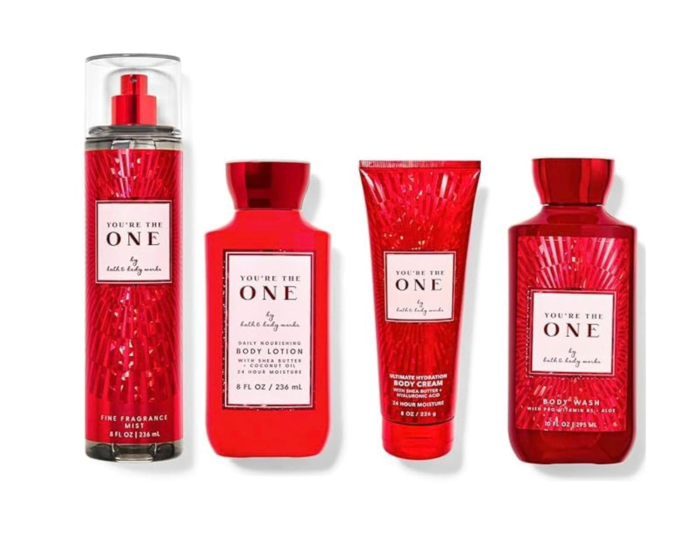 Bath & Body Works You're the One deluxe gift set packaging, ideal for gifting and daily pampering.