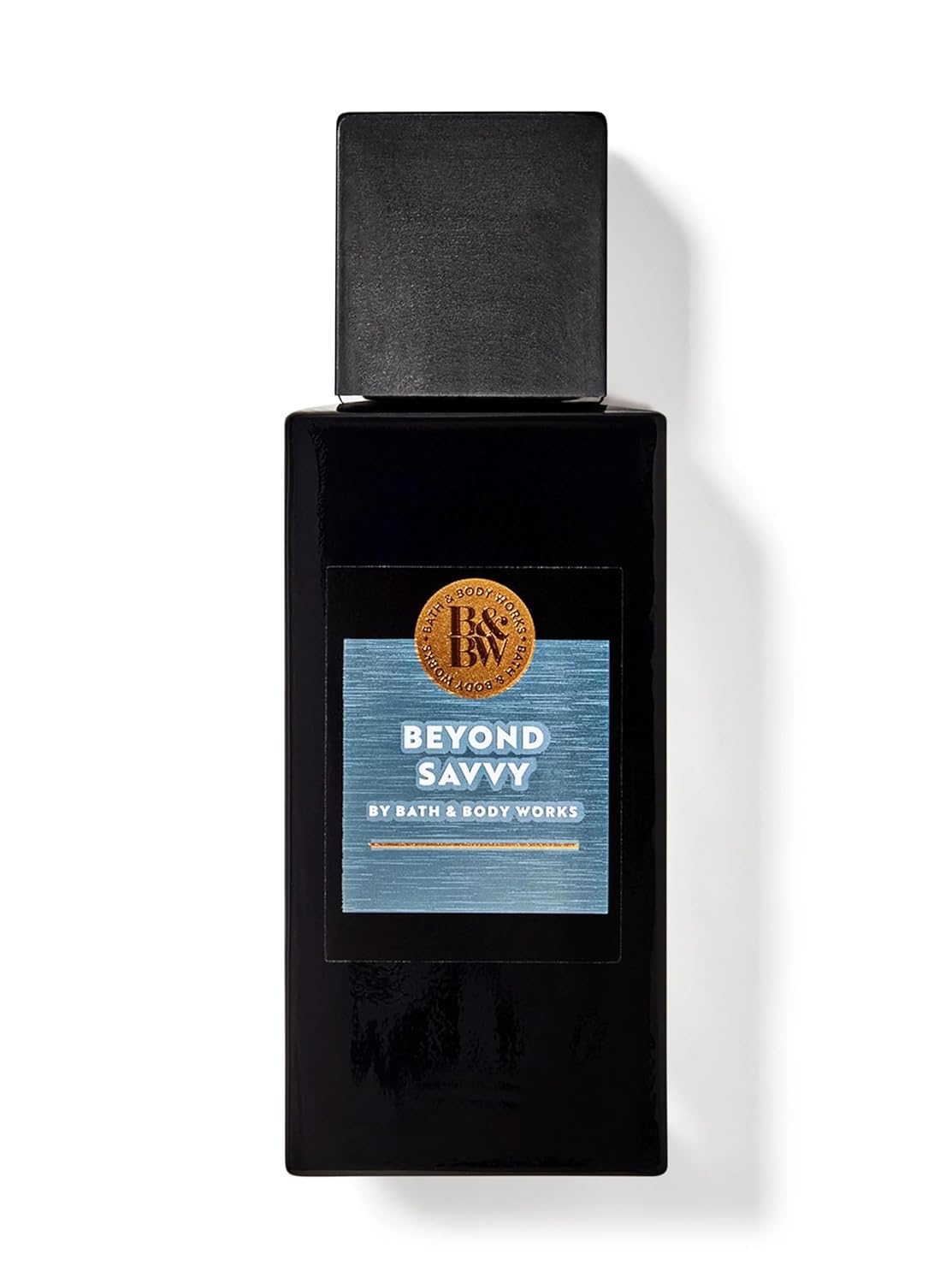 Bath and Body Works Beyond Savvy bottle display, lasting fragrance for daily wear