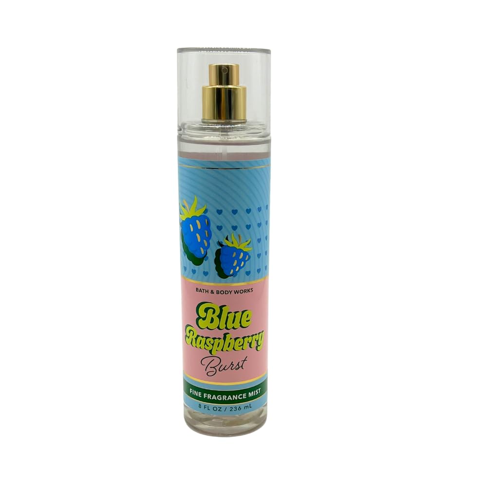 Bath & Body Works Blue Raspberry Burst mist collection, versatile for layering