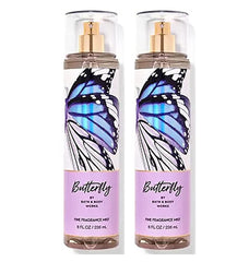 Bath and Body Works Butterfly fragrance spray bottle 2-pack, ideal for everyday scent touch-ups.