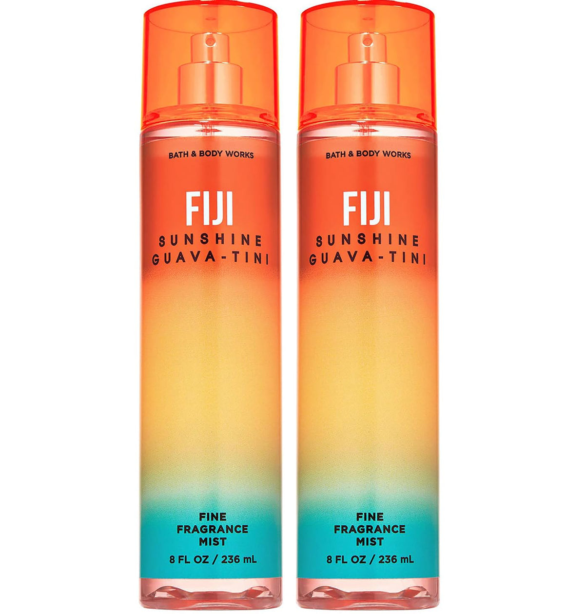 Bath and Body Works Fiji Sunshine Guavatini gift set bottle for daily refreshing fragrance