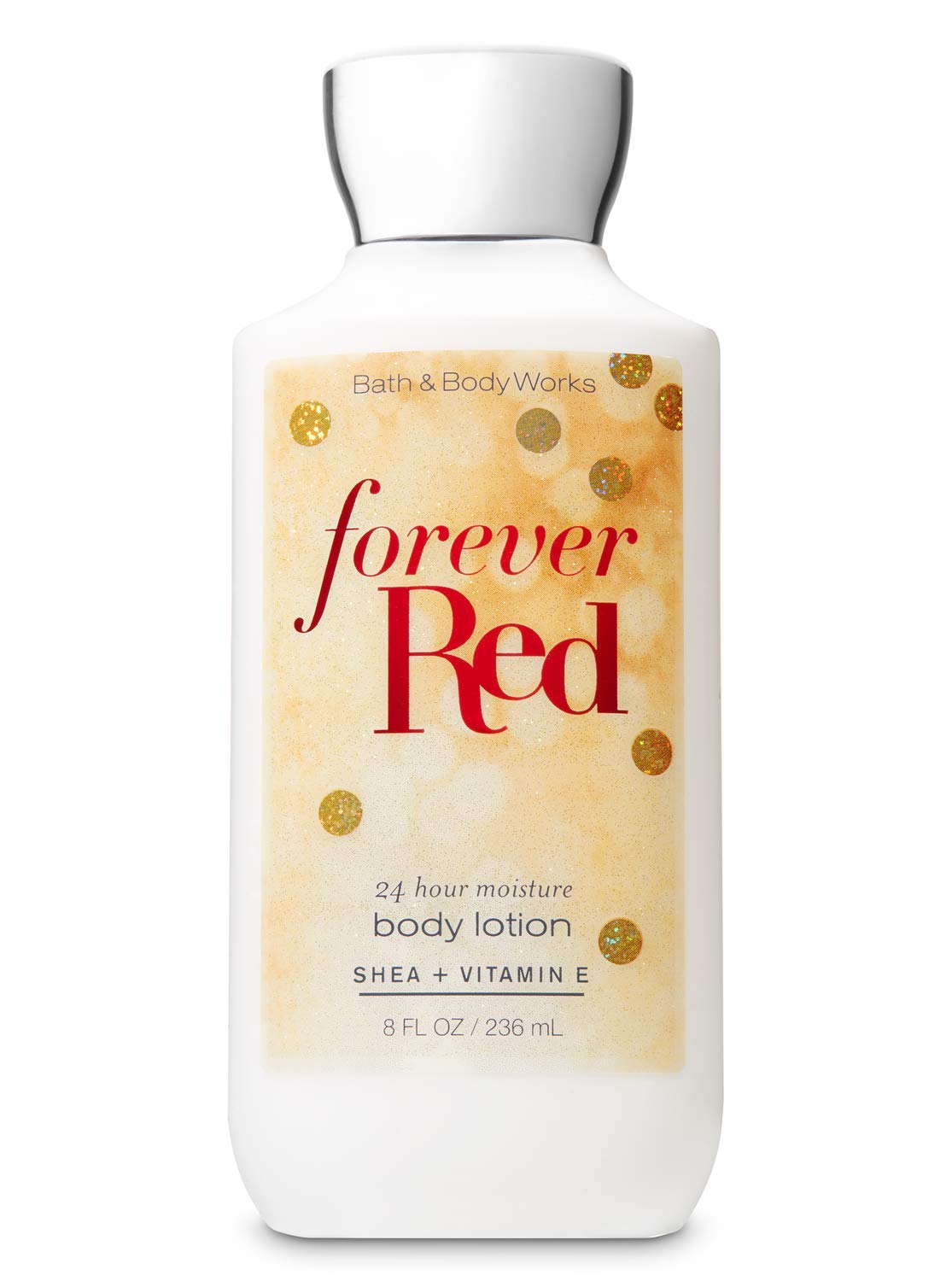 Bath & Body Works Forever Red Super Smooth bottle for daily moisturizing with lasting fragrance