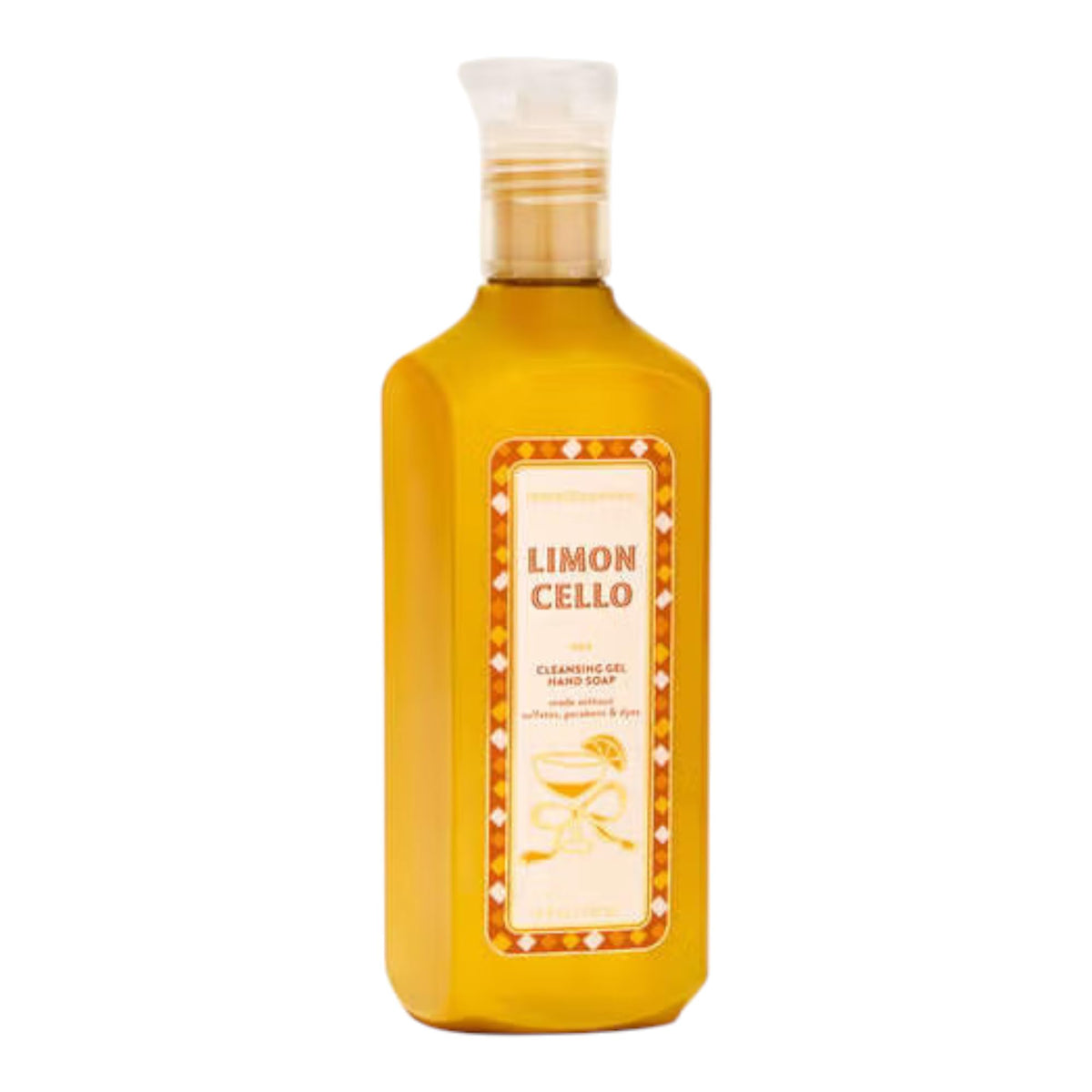 Bath & Body Works Limoncello hand soap with pump for everyday cleansing and fresh citrus scent.