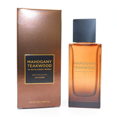 Bath & Body Works Marble Men's Fragrance Mahogany Teakwood bottle for all-day wear.