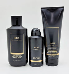Bath & Body Works Noir 3-in-1 wash bottle; versatile cleansing for hair, face, and body.