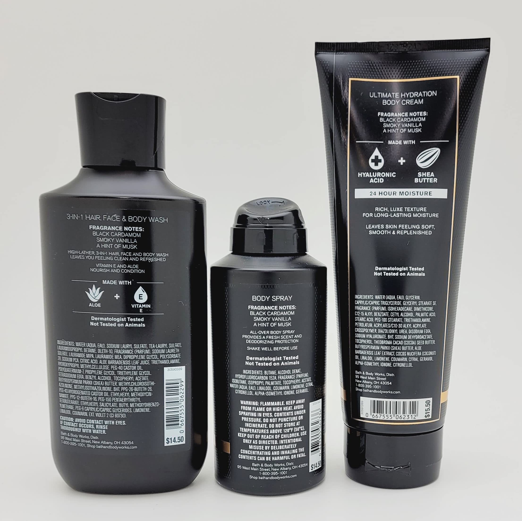 Noir deodorizing body spray; lightweight refresh for daily use.
