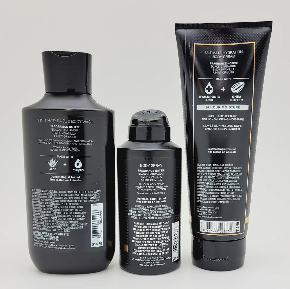 Noir deodorizing body spray; lightweight refresh for daily use.
