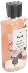 Bath & Body Works Rose Shea & Vitamin E Shower Gel bottle highlights rosewater for gentle cleansing.