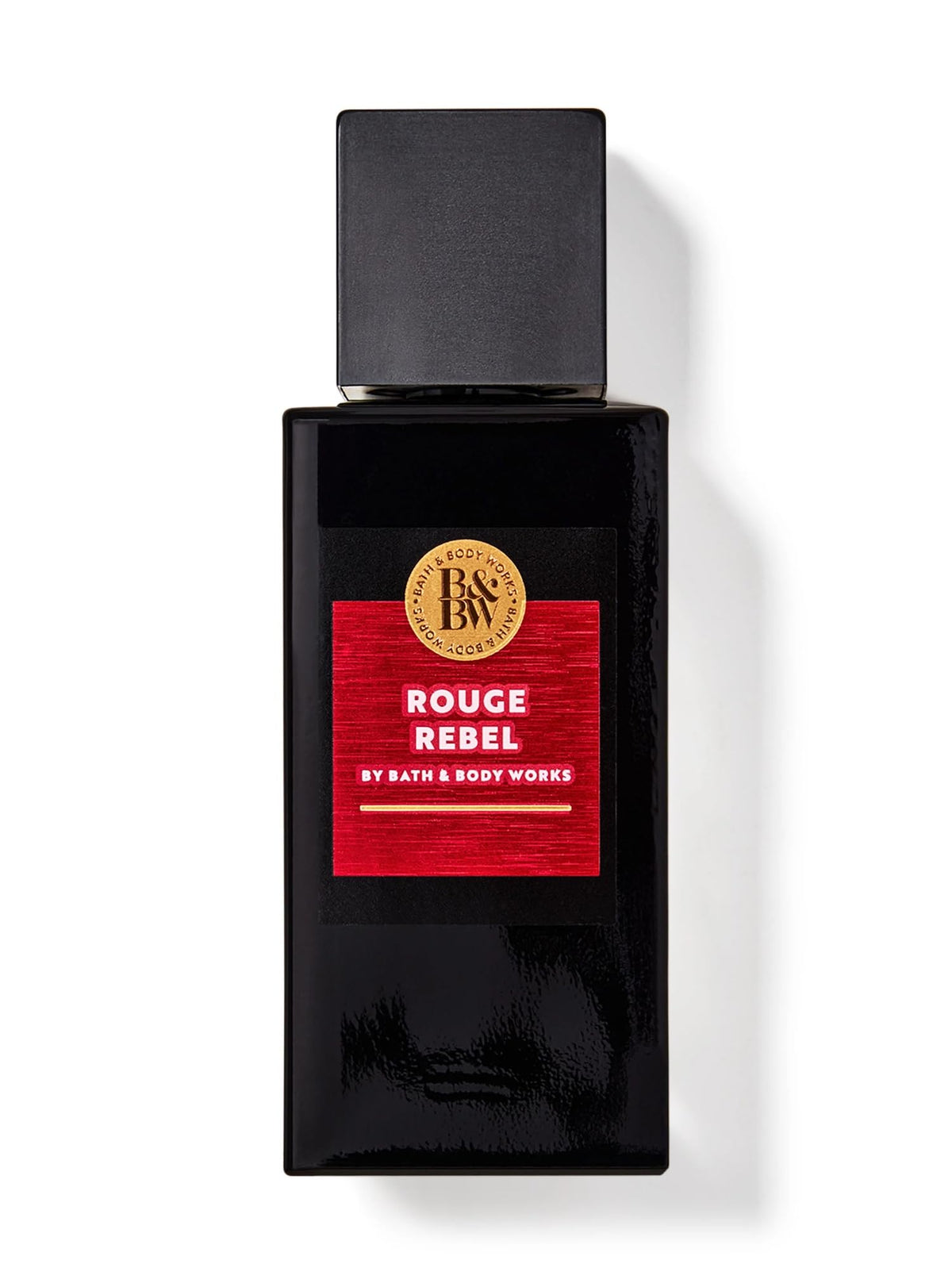 Bath & Body Works Rouge Rebel bottle close-up for long-lasting daily fragrance.