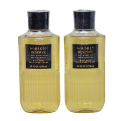 Bath and Body Works Whiskey Reserve bottle with Shea and Vitamin E shower gel for daily refreshing showers.
