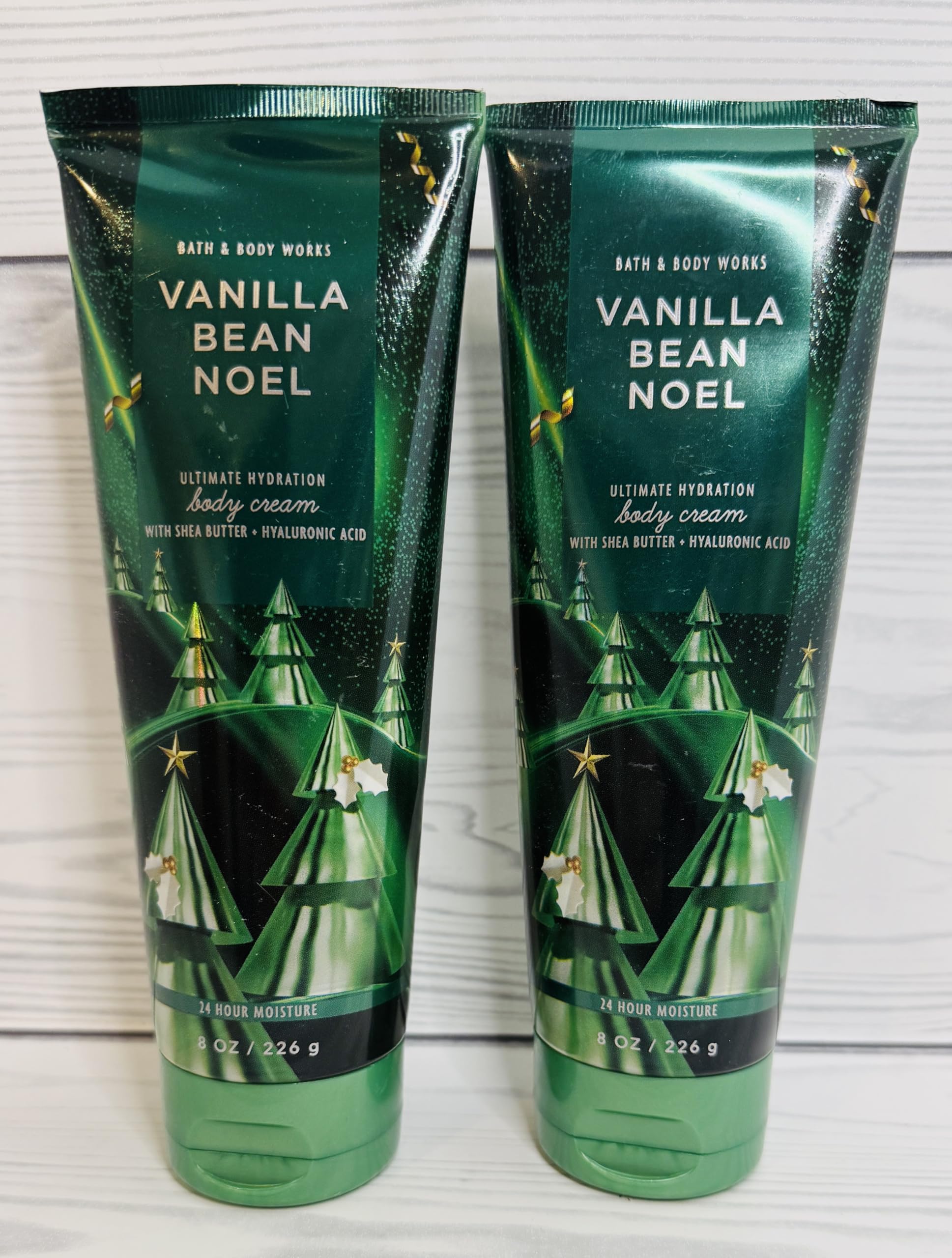 Packaging shot of Vanilla Bean Noel 2-pack highlighting seasonal design.