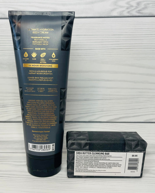 Vanilla Noir cream texture close-up highlighting smooth, nourishing feel