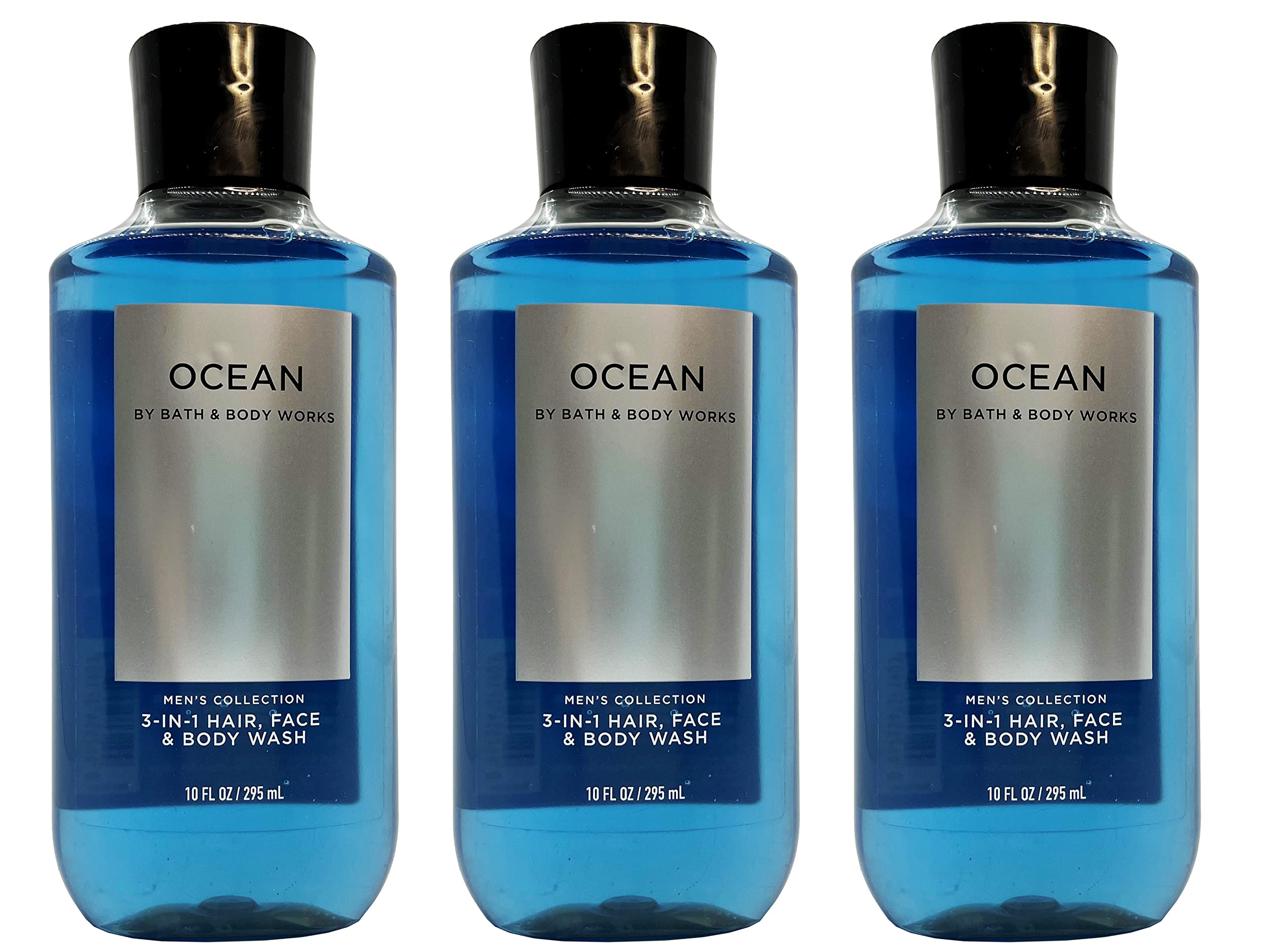 Bath and Body Works Ocean Signature 3-pack packaging image, travel-friendly grooming option