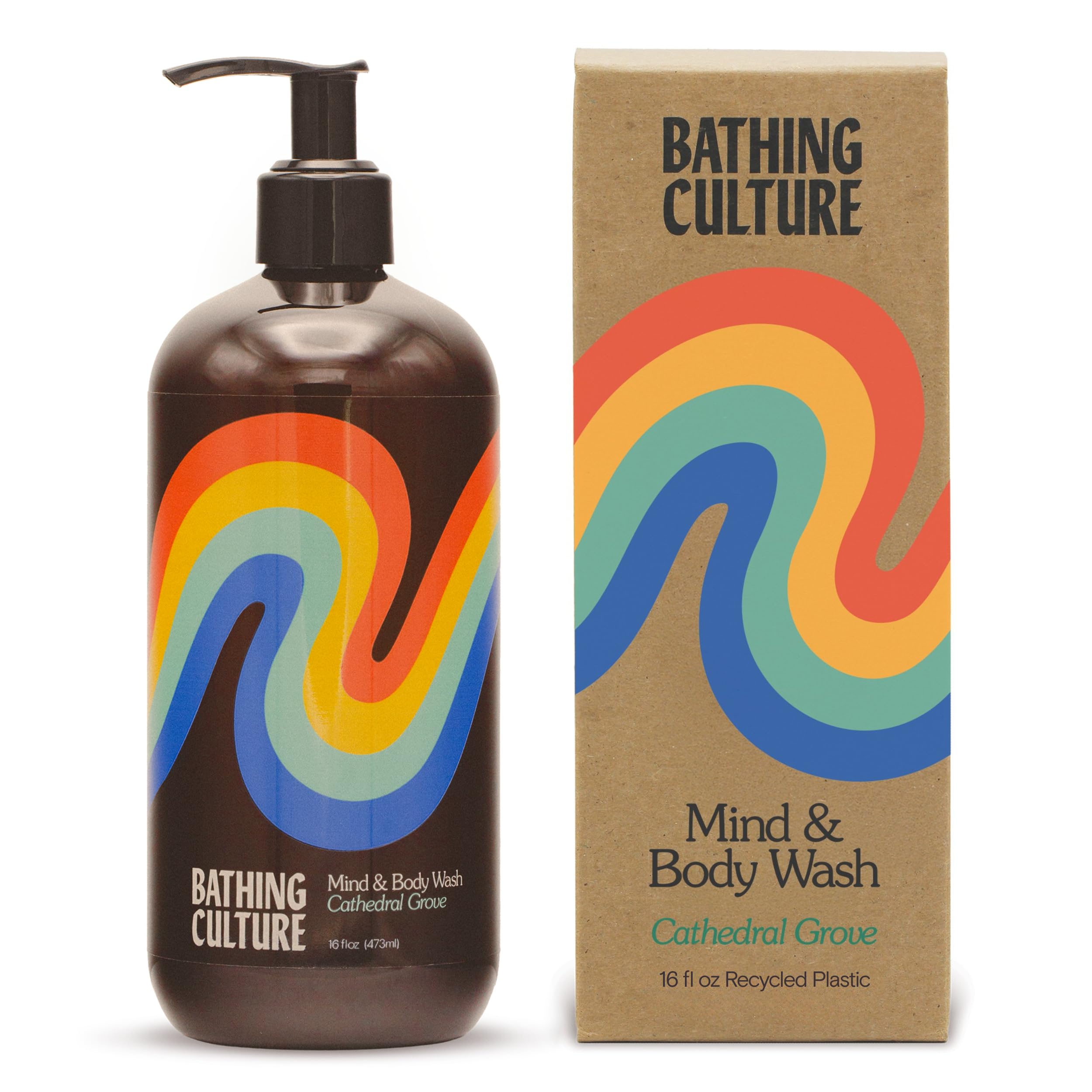 Bathing Culture Cathedral Grove bottle shown for daily cleansing