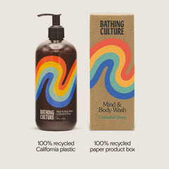 Cathedral Grove bottle in a bathroom setting for daily use