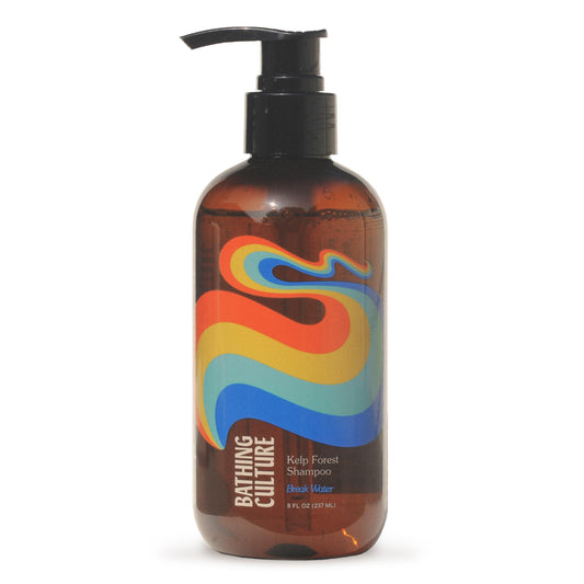 Bathing Culture organic shampoo bottle with kelp forest scent for daily scalp care
