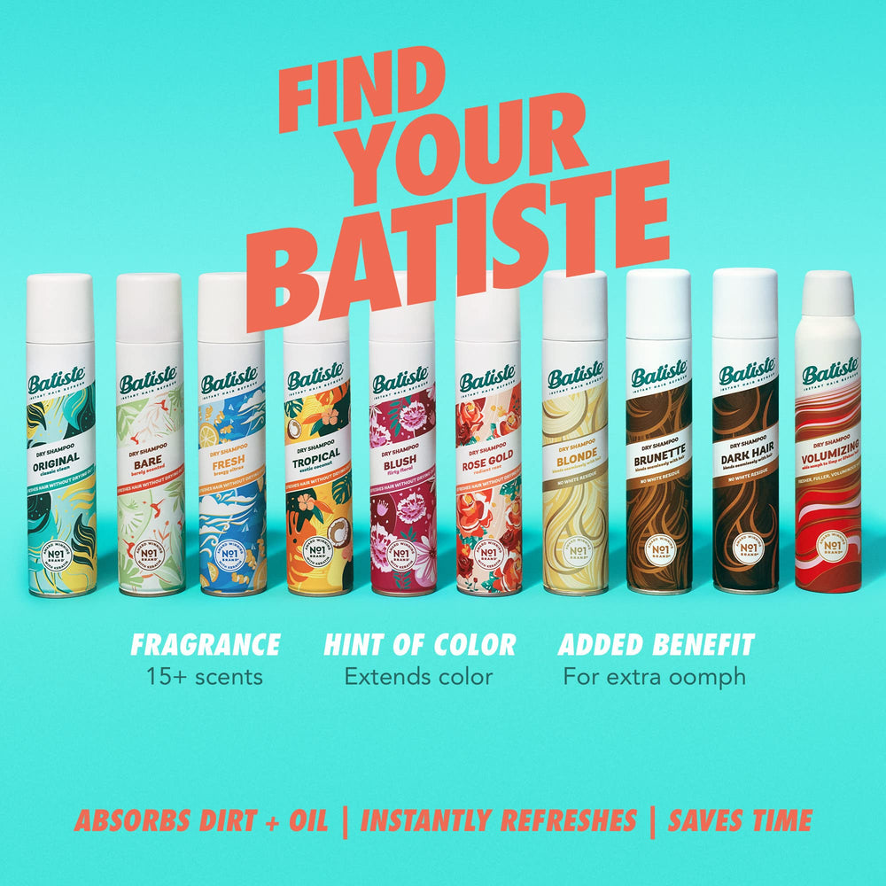 Batiste Bare bottle in a small bag, ideal for travel.