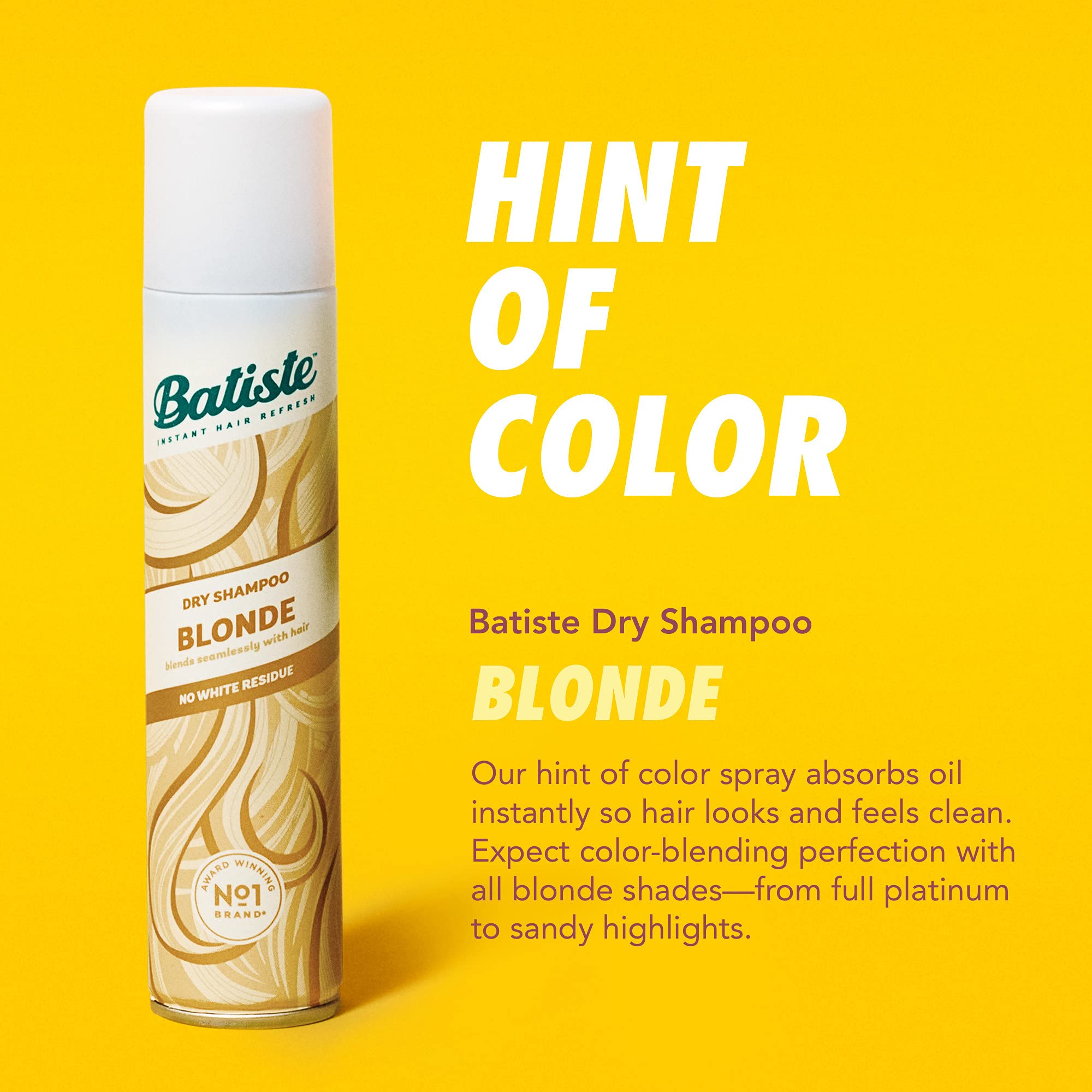 Batiste Brilliant Blonde application illustration showing quick refresh