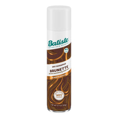 Batiste Brunette Dry Shampoo at roots revives dull areas with lift.