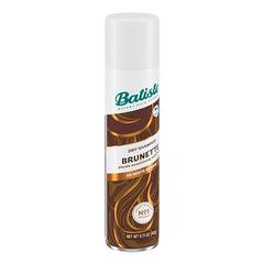 Batiste Brunette Dry Shampoo texture boost adds volume between washes.