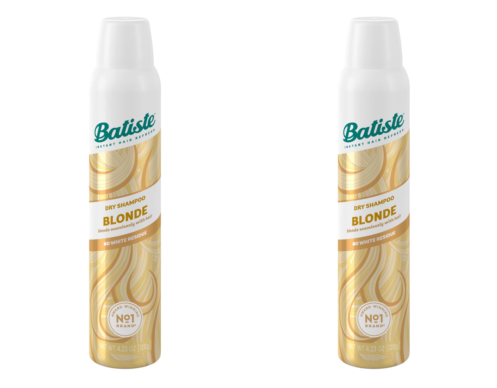 Two-pack of Batiste Brilliant Blonde for convenient home or travel use.