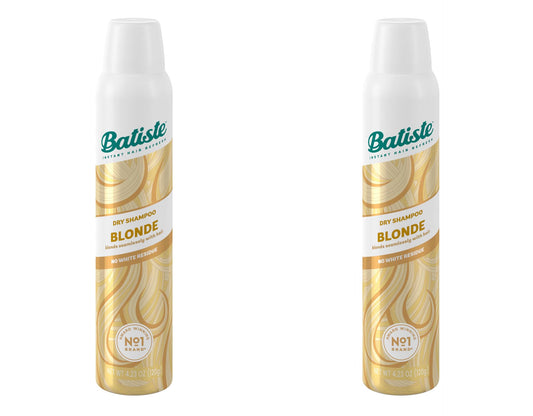 Two-pack of Batiste Brilliant Blonde for convenient home or travel use.
