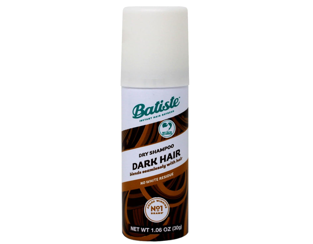 Batiste Dry Shampoo Dark spray application detail helps blend roots naturally