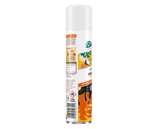 Batiste Dry Shampoo Tropical application spray highlights easy, quick use.