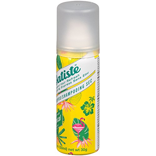 Batiste Tropical spray demonstrates even distribution for lift and texture.