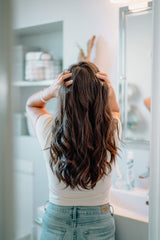Batiste foam massaged into hair for a 60-second dry time