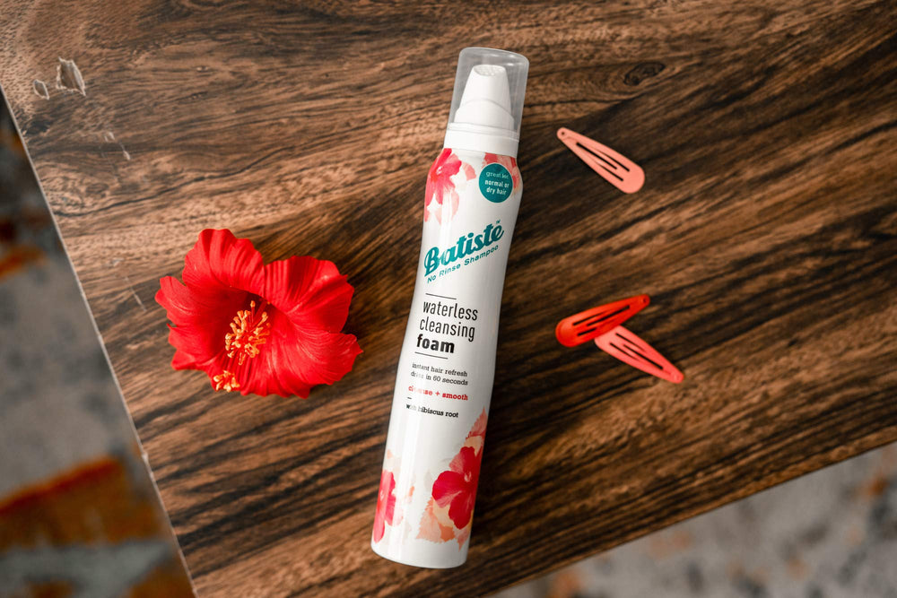 Batiste hibiscus foam free of sulfates, parabens, and dyes