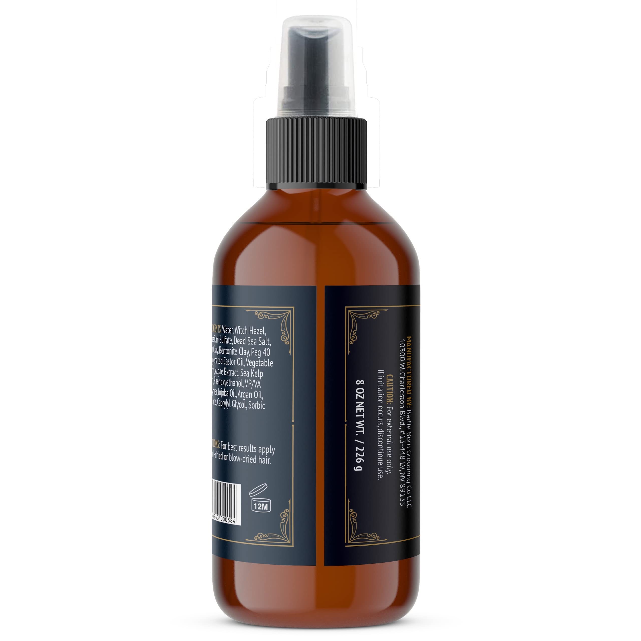 Battle Born Grooming Co beach waves at home setup shows easy styling routine