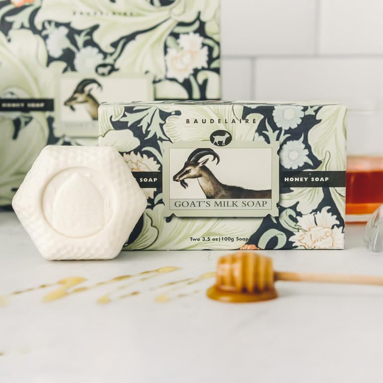Baudelaire Honey Soap Gift Box Honeycomb: elegant packaging, ideal gift