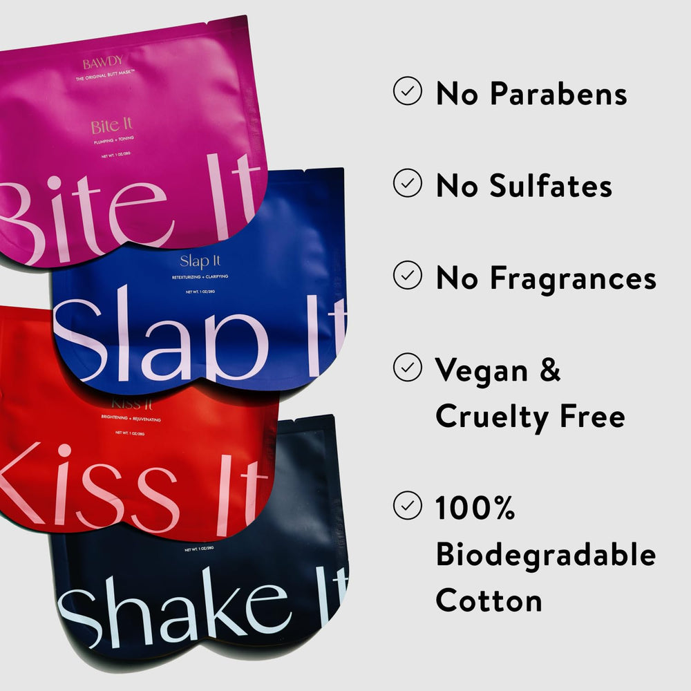 BAWDY Shake It treatment leaves a subtle glow and taut feel