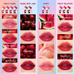 Bayfree Lip Tint Stain fruity shades feel non-greasy.