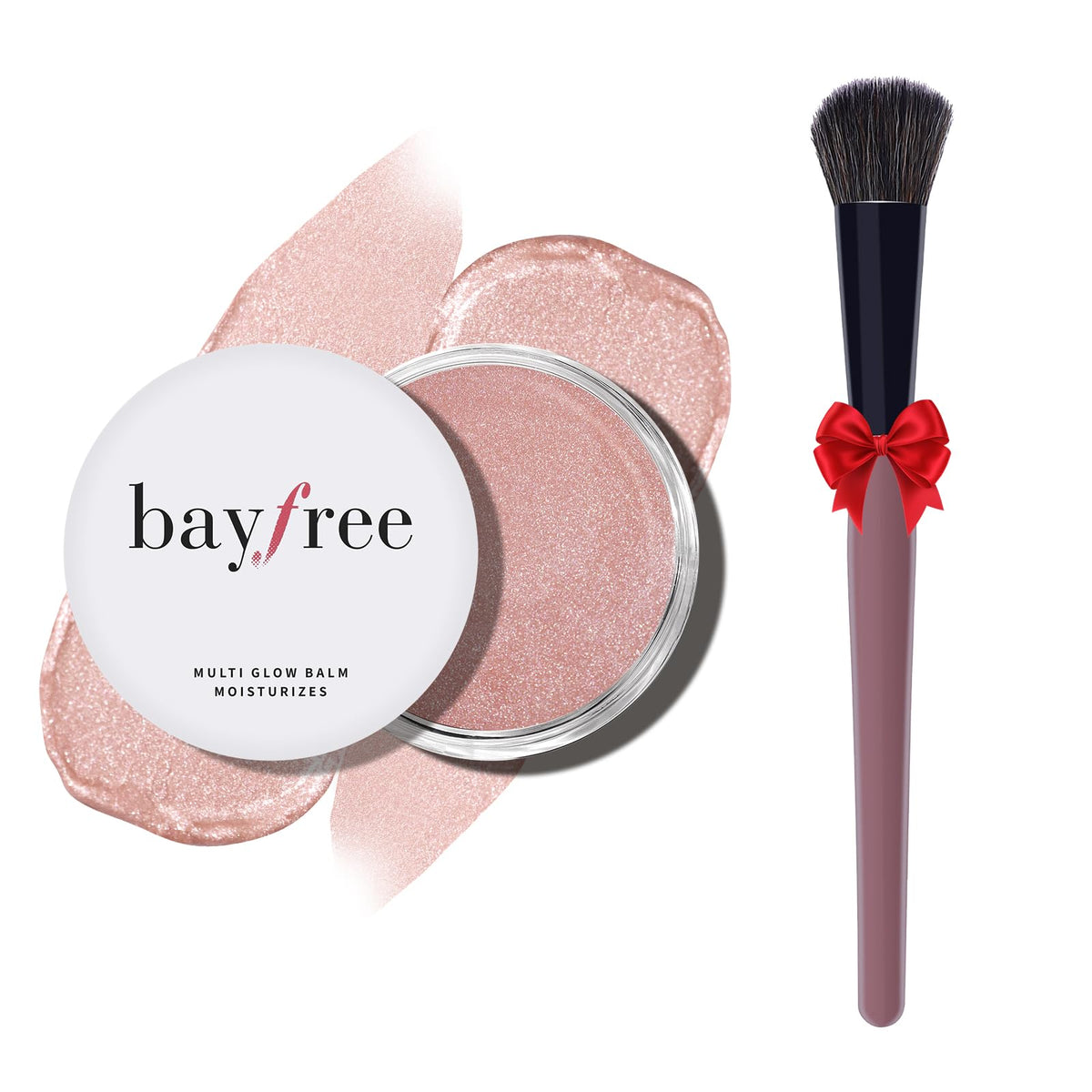 Bayfree Multi Cream Blush packaging close-up highlighting compact, travel-friendly design for quick touch-ups.