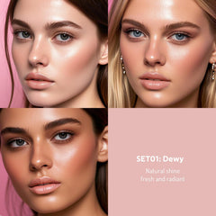 Bayfree blush swatch on skin demonstrates buildable color without heaviness.