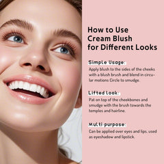 Bayfree Multi Cream Blush close-up reveals smooth texture for easy, natural-looking color.