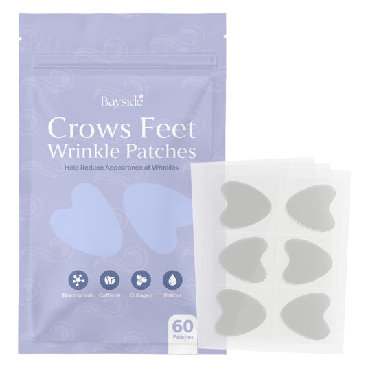 Bayside Crows Feet patches for the eye area, discreet overnight hydration