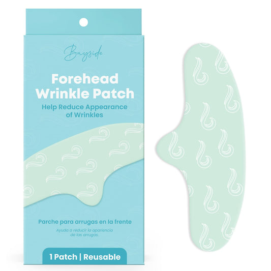 Bayside Forehead Wrinkle Patches closeup shows texture for smoother look.
