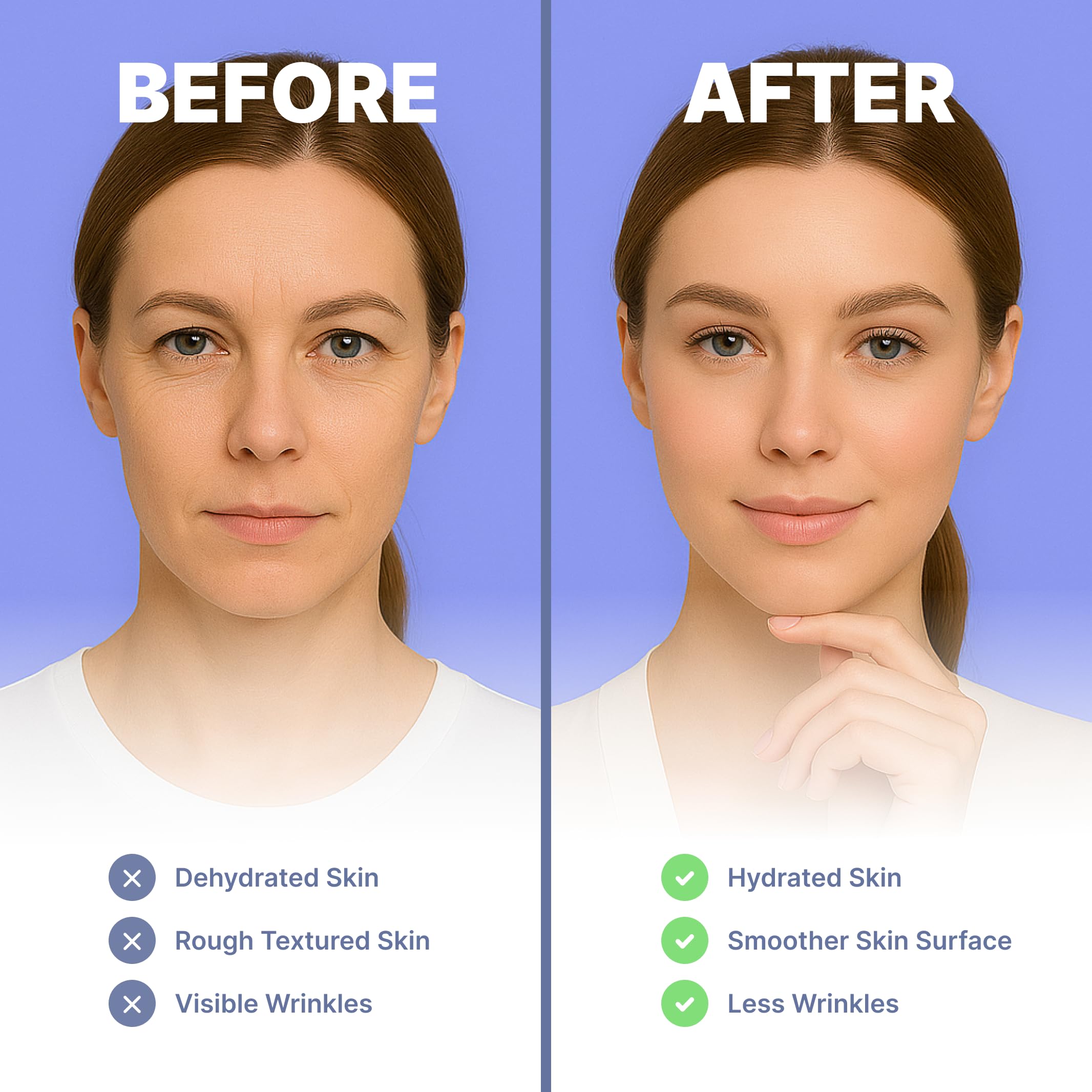 Bayside Forehead Wrinkle Patches designed for night use around the brows
