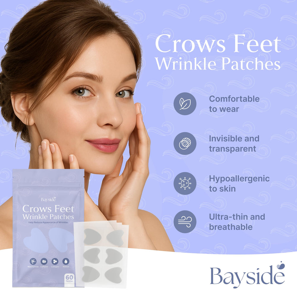 Bayside Night Patches with retinol, niacinamide, and collagen for rest-time care