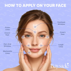 Bayside Smile-Lines Patches for mid-face lines during night routines