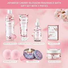 BBLove cherry blossom body lotion tube, silky hydration after bath