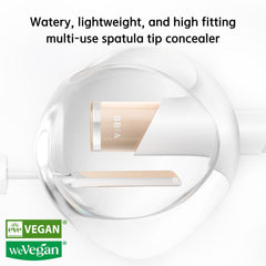 BBIA EAU Stay Concealer natural beige swatches show skin-tone harmony for a natural look.