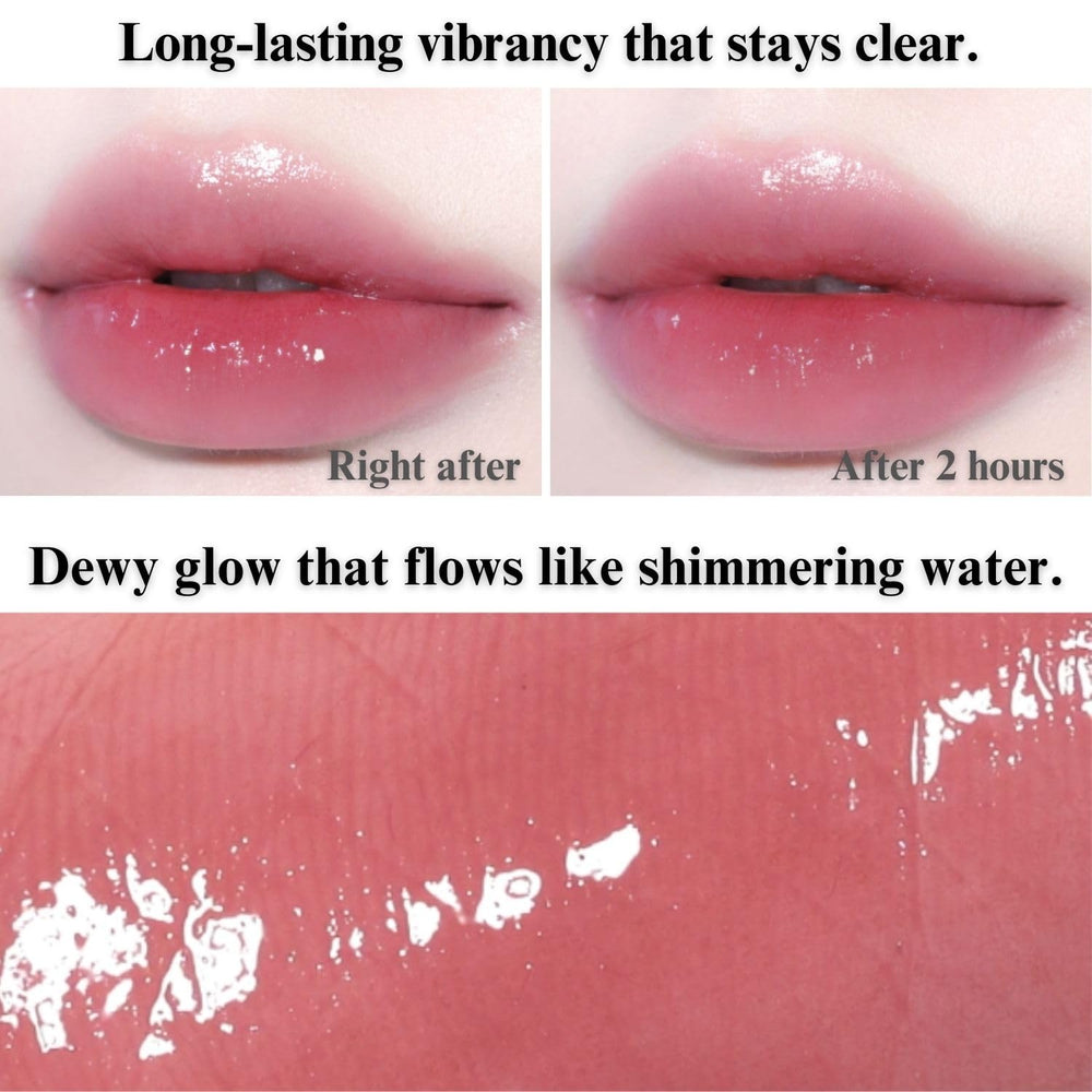 BBIA Glow Tint clear color stain appears vibrant on lips