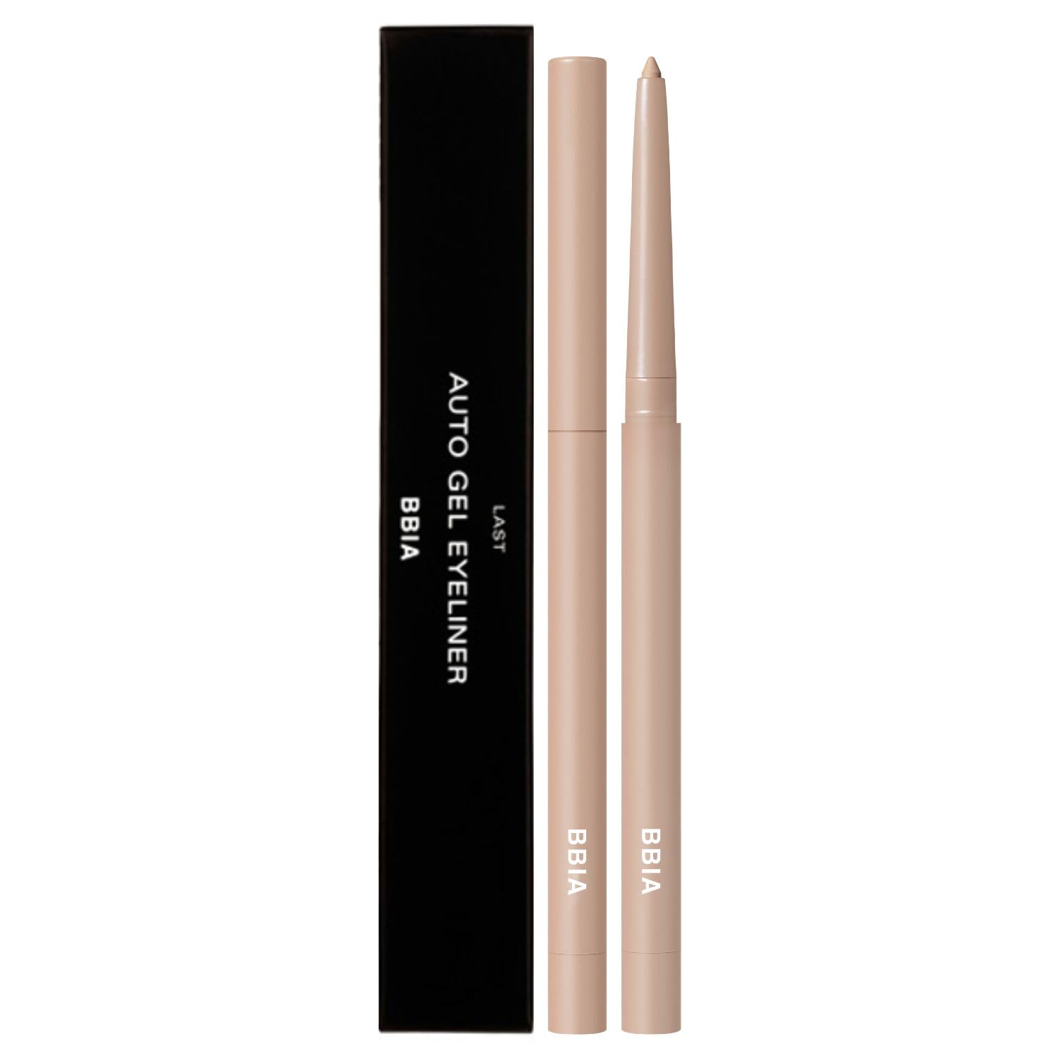 BBIA Last Auto Gel Eyeliner 13 Peanut Beige tip close-up for precise lines