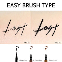 BBIA Last Pen Eyeliner wash-off design removes with lukewarm water.